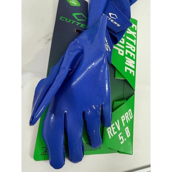 Cutters Rev Pro Football Gloves Men's Sticky Ultra Grip Receiver Gloves NEW - Picture 3 of 5